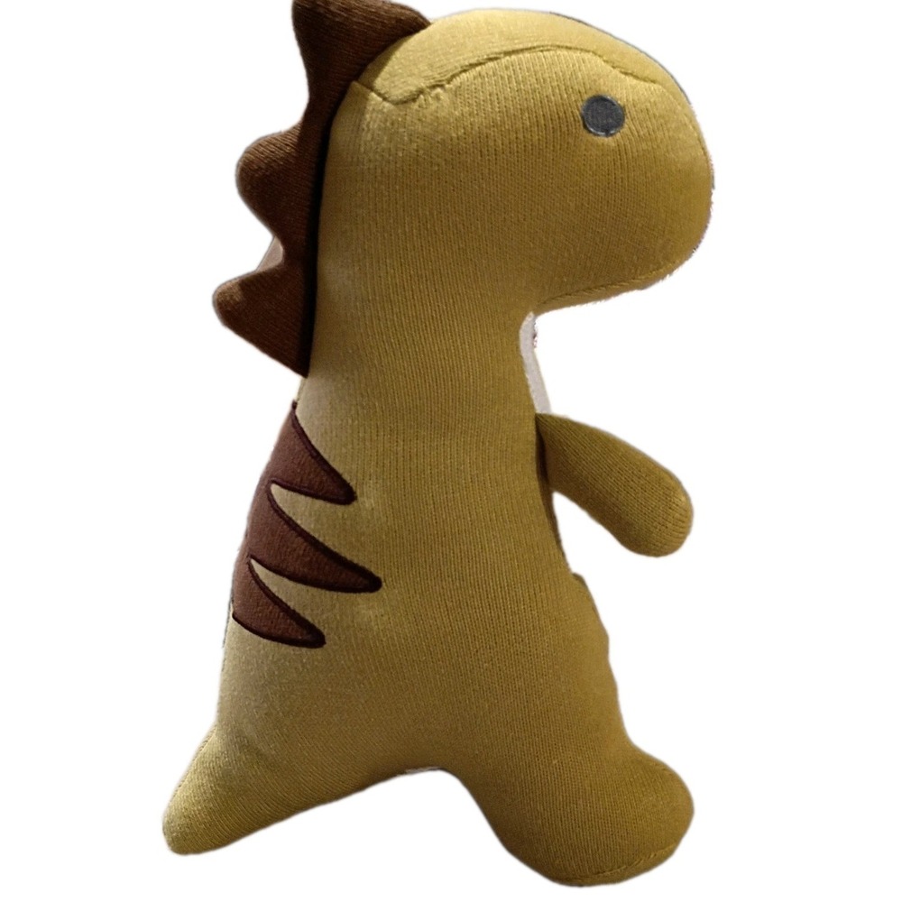 Hobby Lobby Dinosaur Plush Stuffed Animal Decorative Pillow Corduroy Lines EUC - Picture 7 of 10